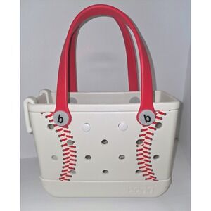 Bitty Bogg Ltd Edition Homerun Baseball Tote with Pouch Insert and Cup Holder